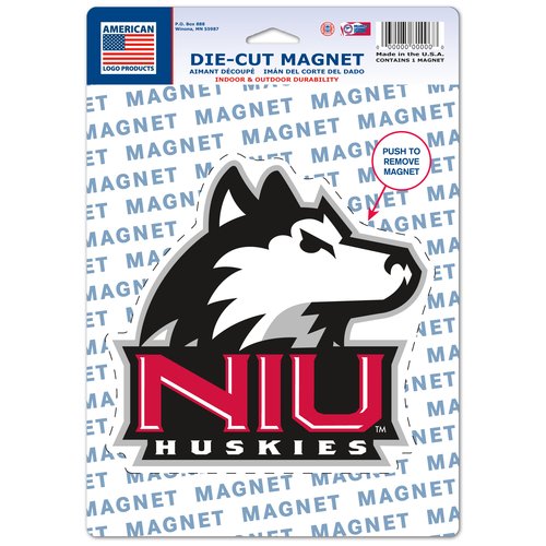 American Logo Products Northern Illinois Huskies Logo Magnet
